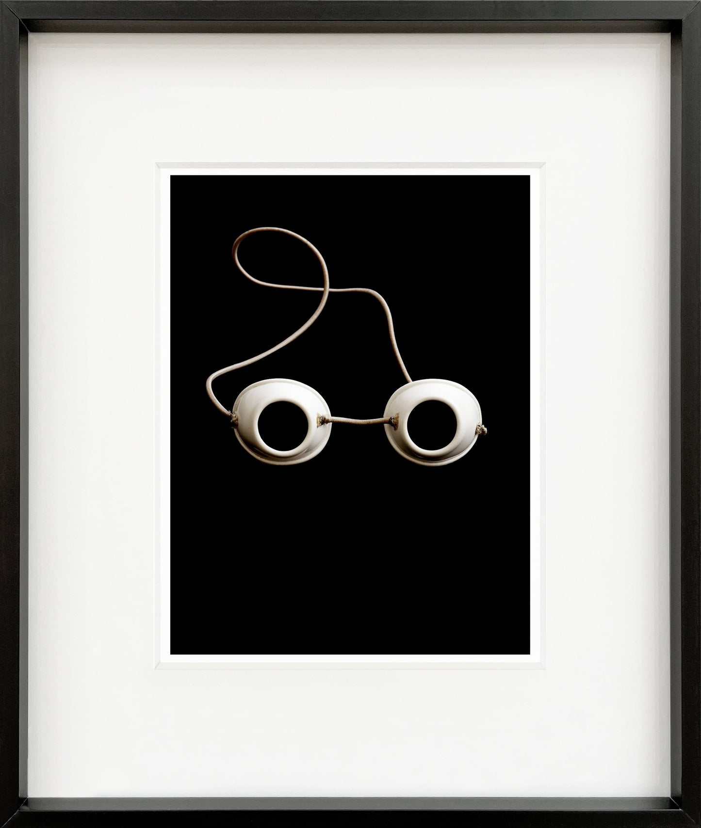 Tanning google framed mini print